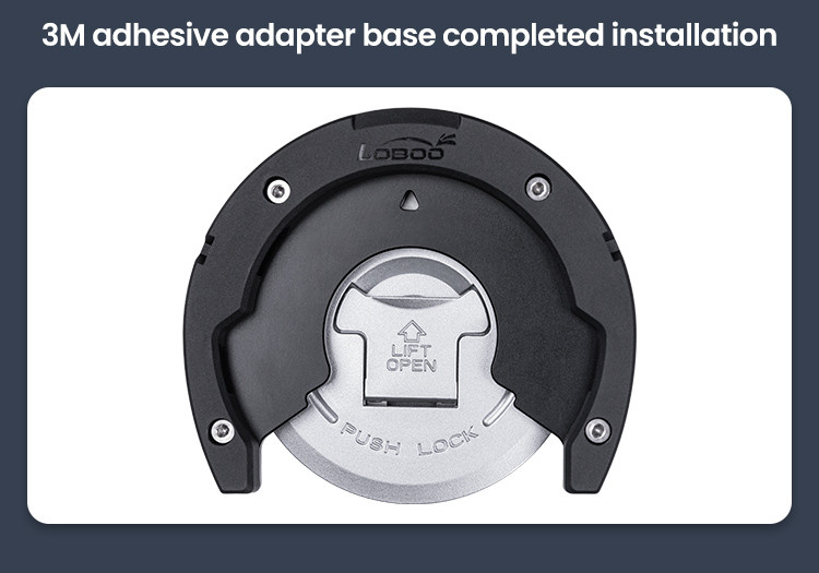 LOBOO Tank Bag z funkcją szybkiego demontażu z kotwy magnetycznej, regulacja montażu w zakresie 110mm, powiększalny w zakresie 7