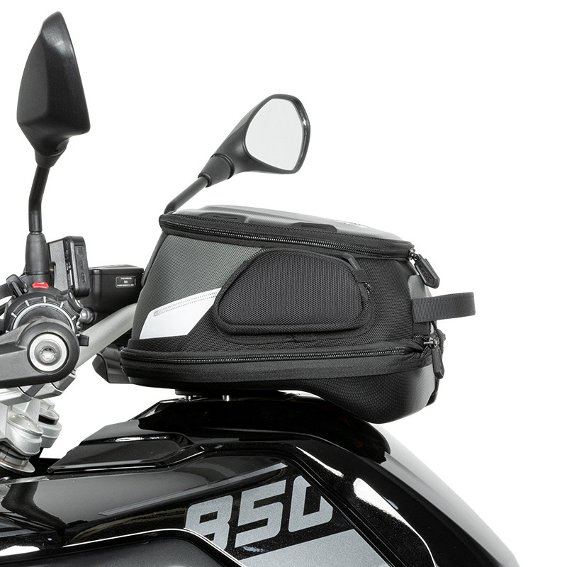 LOBOO Tank Bag z funkcją szybkiego demontażu z kotwy magnetycznej, regulacja montażu w zakresie 110mm, powiększalny w zakresie 7