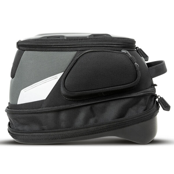 loboo-tank-bag-7-9l LOBOO Tank Bag z funkcją szybkiego demontażu z kotwy magnetycznej, regulacja montażu 110mm, pojemność 7-9L, czarny/szary