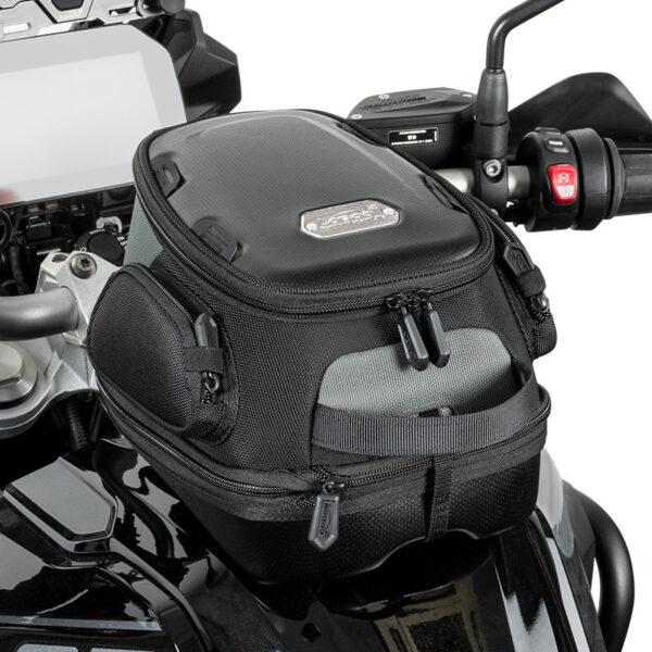 loboo-tank-bag-7-9l LOBOO Tank Bag z funkcją szybkiego demontażu z kotwy magnetycznej, regulacja montażu 110mm, pojemność 7-9L, czarny/szary