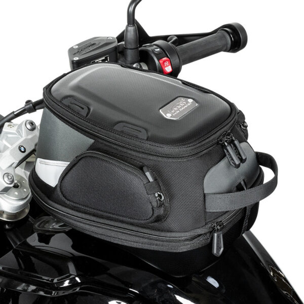 loboo-tank-bag-7-9l LOBOO Tank Bag z funkcją szybkiego demontażu z kotwy magnetycznej, regulacja montażu 110mm, pojemność 7-9L, czarny/szary