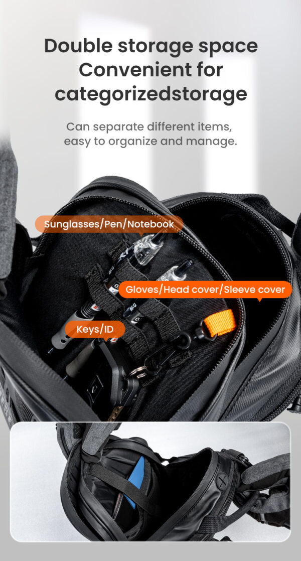 LOBOO Tank bag Easy rozszerzany 2,5-3,5L, z funkcją szybkiego demontażu z kotwy magnetycznej, regulacja montażu w zakresie 110mm