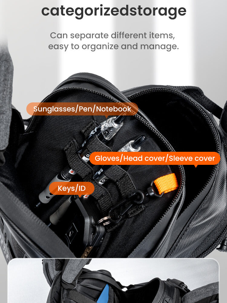 LOBOO Tank bag Easy rozszerzany 2,5-3,5L, z funkcją szybkiego demontażu z kotwy magnetycznej, regulacja montażu w zakresie 110mm