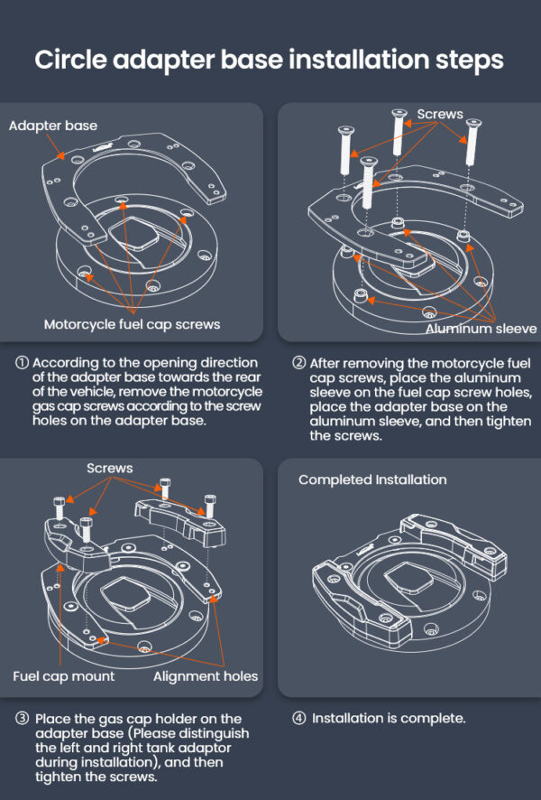 LOBOO Tank bag Easy rozszerzany 2,5-3,5L, z funkcją szybkiego demontażu z kotwy magnetycznej, regulacja montażu w zakresie 110mm