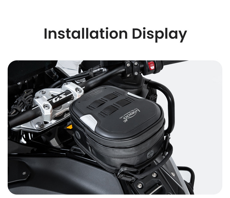 LOBOO Tank bag Easy rozszerzany 2,5-3,5L, z funkcją szybkiego demontażu z kotwy magnetycznej, regulacja montażu w zakresie 110mm