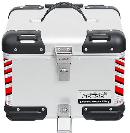 loboo-tibet-kufer-centralny-srebrny-36l LOBOO TIBET Kufer centralny srebrny 36L, aluminium, 2 zamki, wodoodporny