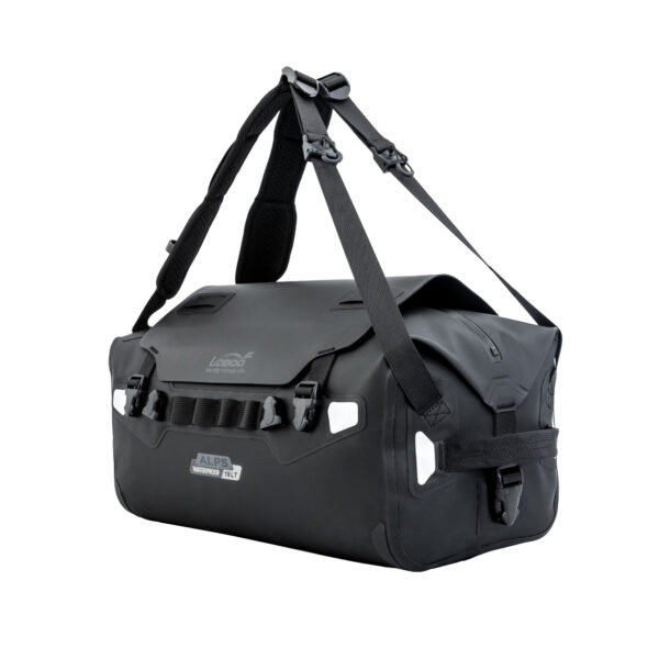 LOBOO ALPS Torba motocyklowa TPU 18L, IPX7, Molle, czarna