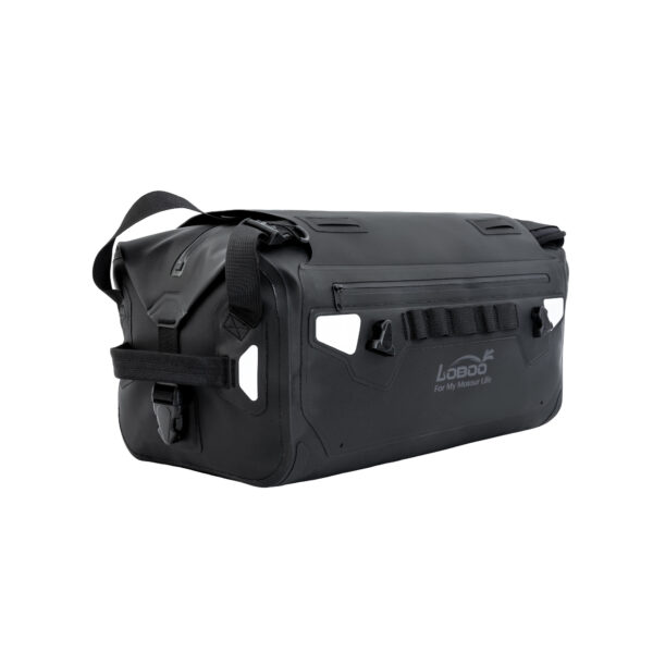 LOBOO ALPS Torba motocyklowa TPU 18L, IPX7, Molle, czarna