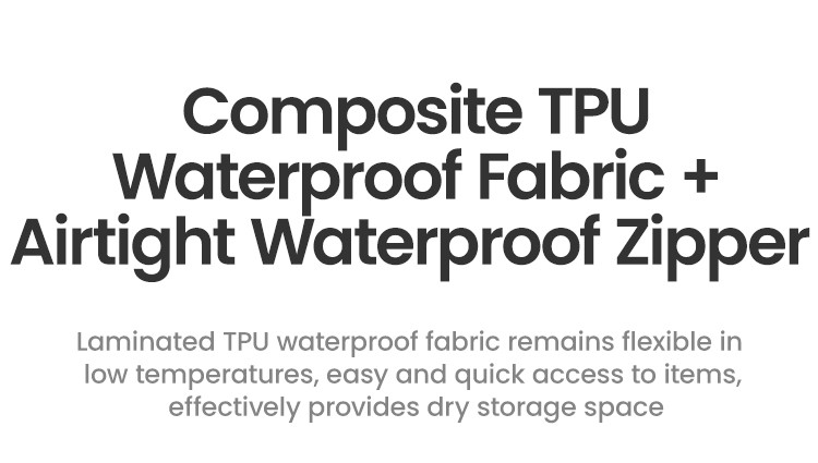 LOBOO ALPS Torba motocyklowa TPU 18L, IPX7, Molle, czarna