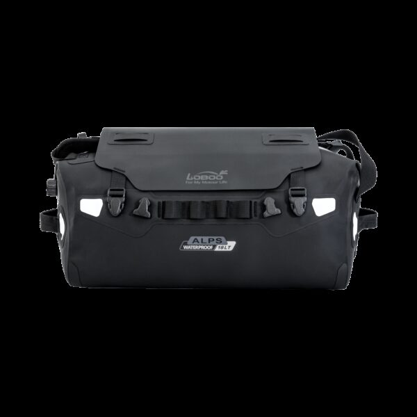 LOBOO ALPS Torba motocyklowa TPU 18L, IPX7, Molle, czarna