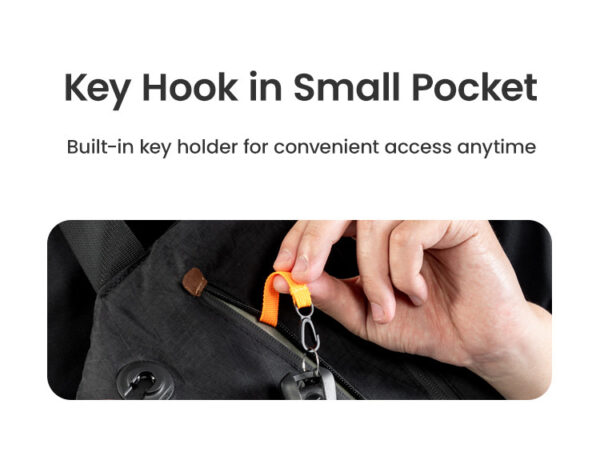 LOBOO Torba motocyklowa biodrowa wodoodporna, zamek magnetyczny, czarna