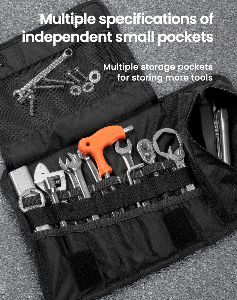 LOBOO Torba narzędziowa, materiał TPU, wodoodporna, 40x22,5cm, kolor pustynny żółty/czarny