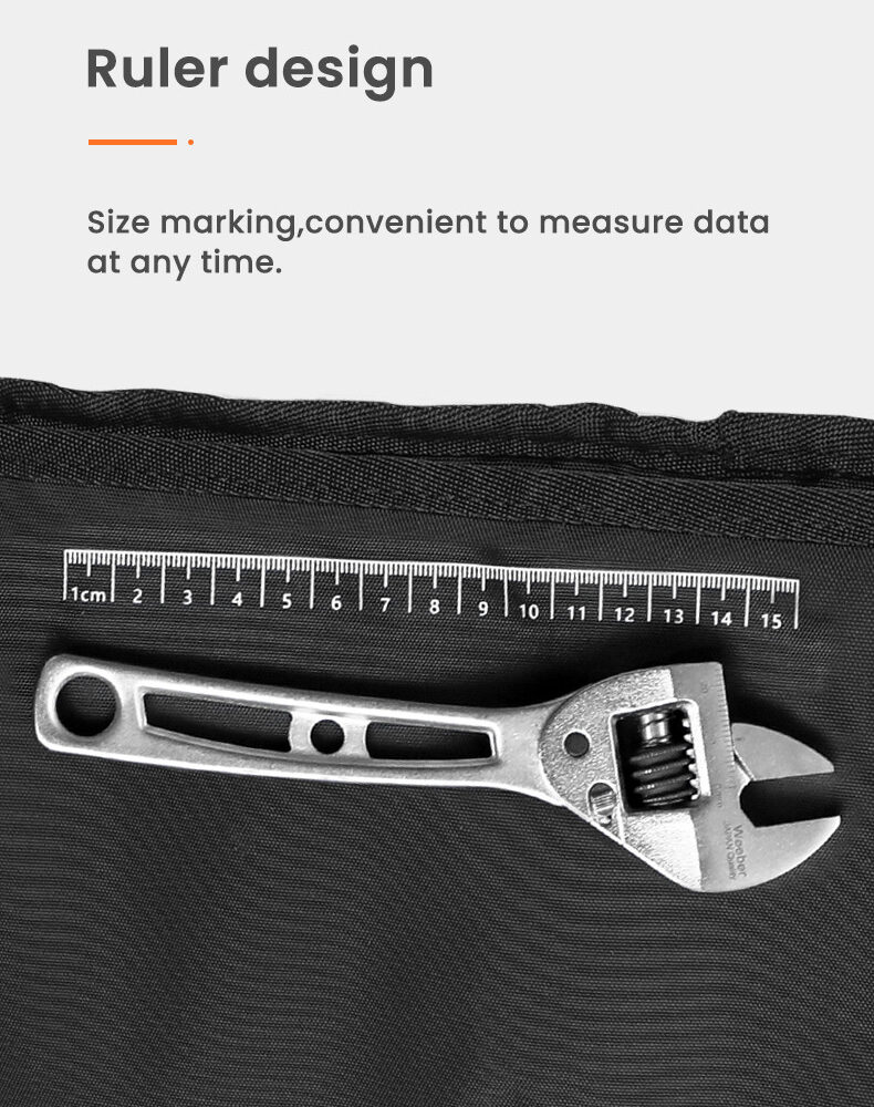 LOBOO Torba narzędziowa, materiał TPU, wodoodporna, 40x22,5cm, kolor pustynny żółty/czarny