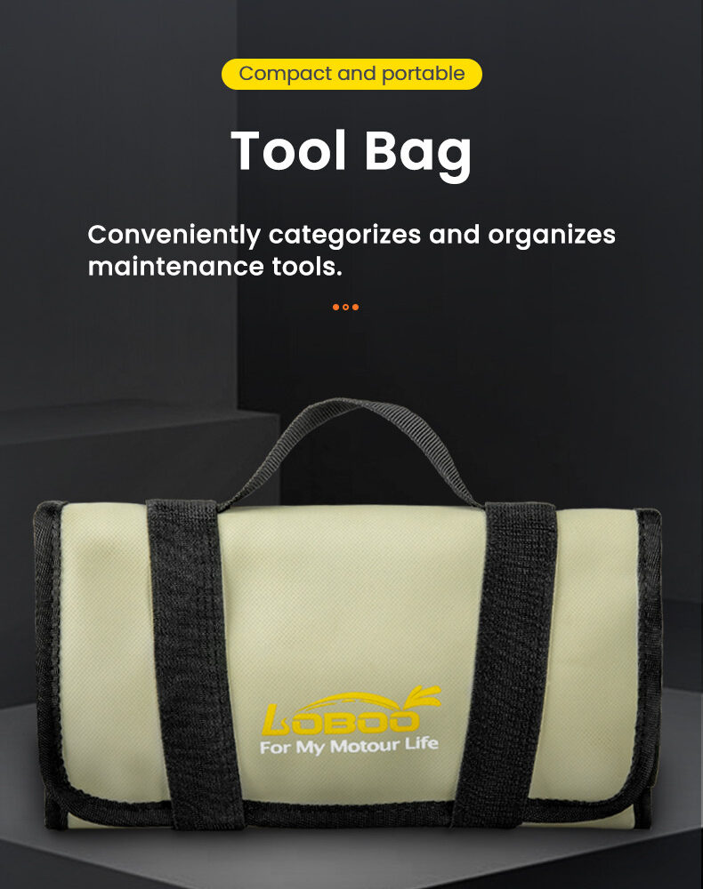 LOBOO Torba narzędziowa, materiał TPU, wodoodporna, 40x22,5cm, kolor pustynny żółty/czarny