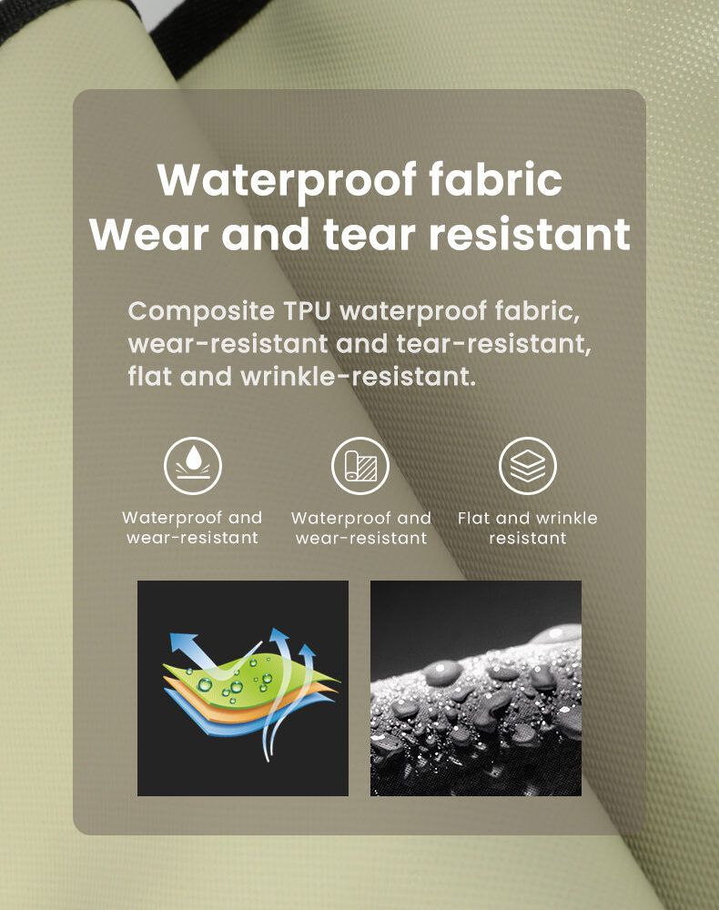 LOBOO Torba narzędziowa, materiał TPU, wodoodporna, 40x22,5cm, kolor pustynny żółty/czarny