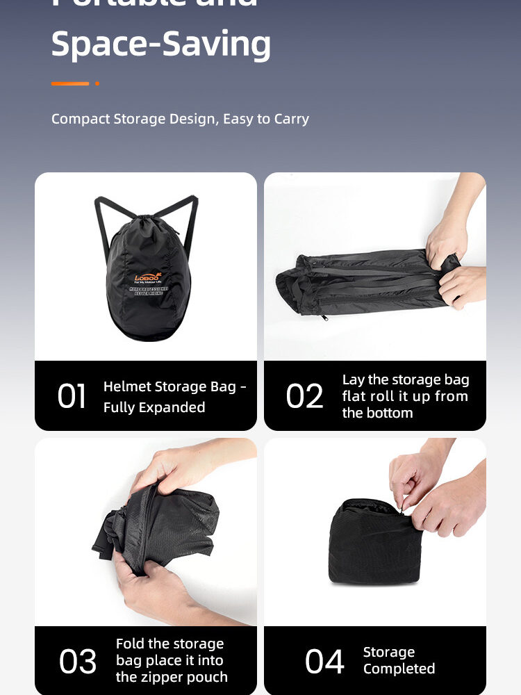 LOBOO Torba/plecak na kask