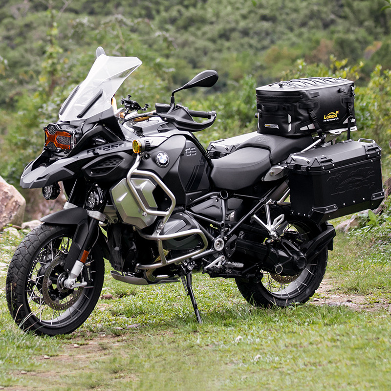 LOBOO Torba motocyklowa TPU czarna 40L (z hermetycznym zamkiem błyskawicznym)