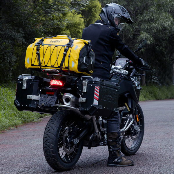 LOBOO Torba motocyklowa TPU czarna 80L