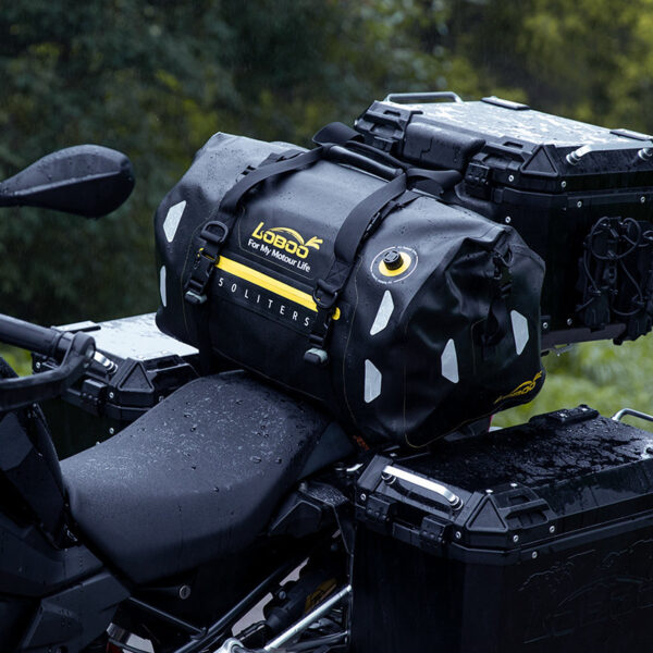 LOBOO Torba motocyklowa TPU czarna 80L