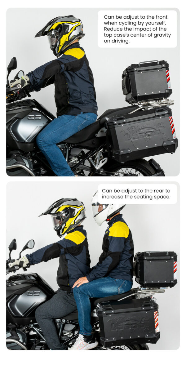 LOBOO Uchwyt kufra centralnego (wersja regulowana) KTM1290 Super Adventure (2022-)