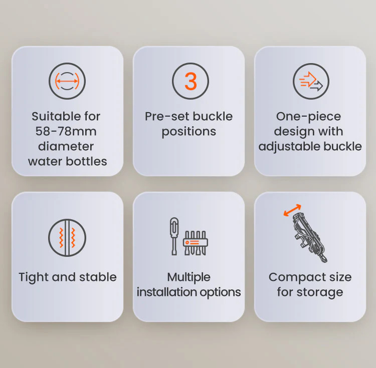 LOBOO Uchwyt motocyklowy na bidon