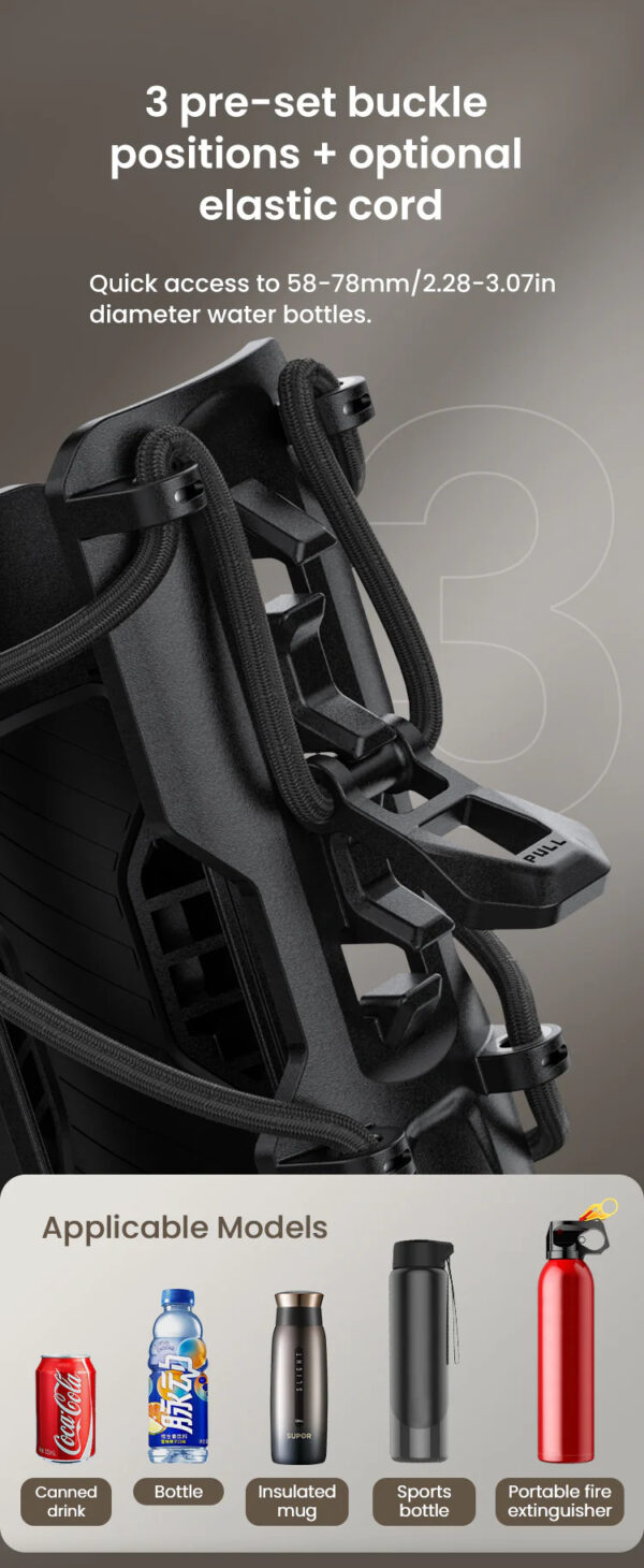 LOBOO Uchwyt motocyklowy na bidon