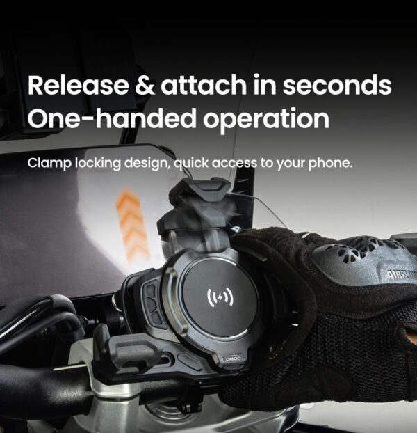 LOBOO Uchwyt na telefon PH02S (pod lusterko, 10.2mm)