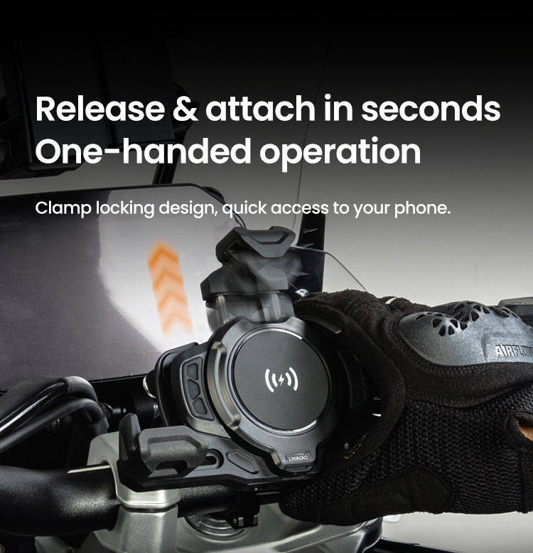 LOBOO Uchwyt na telefon PH02S (pod lusterko, 10.2mm)