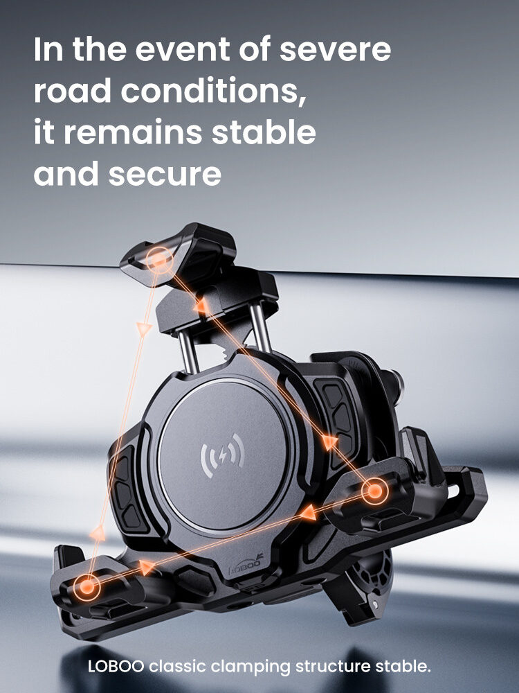 LOBOO Uchwyt na telefon PH02S (pod lusterko, 10.2mm)