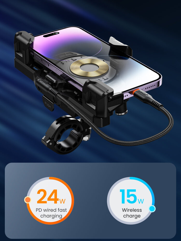 LOBOO Uchwyt na telefon PH02S (pod lusterko, 10.2mm)