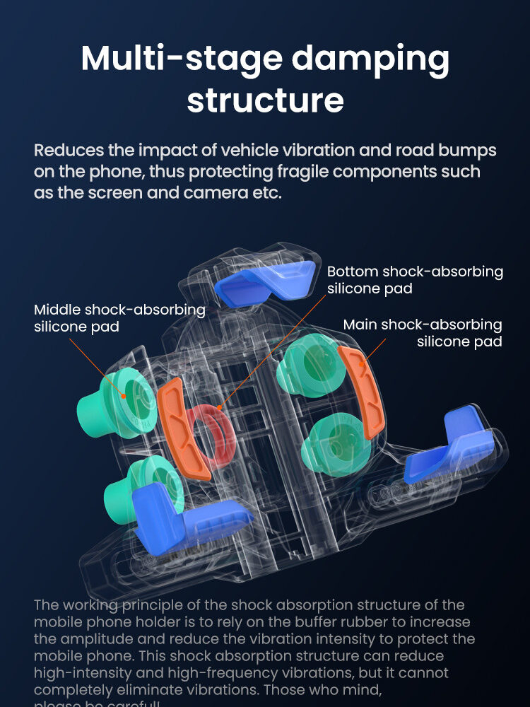 LOBOO Uchwyt na telefon PH02S (z modułem ładowania, na kierownice 22/25/28/32mm)