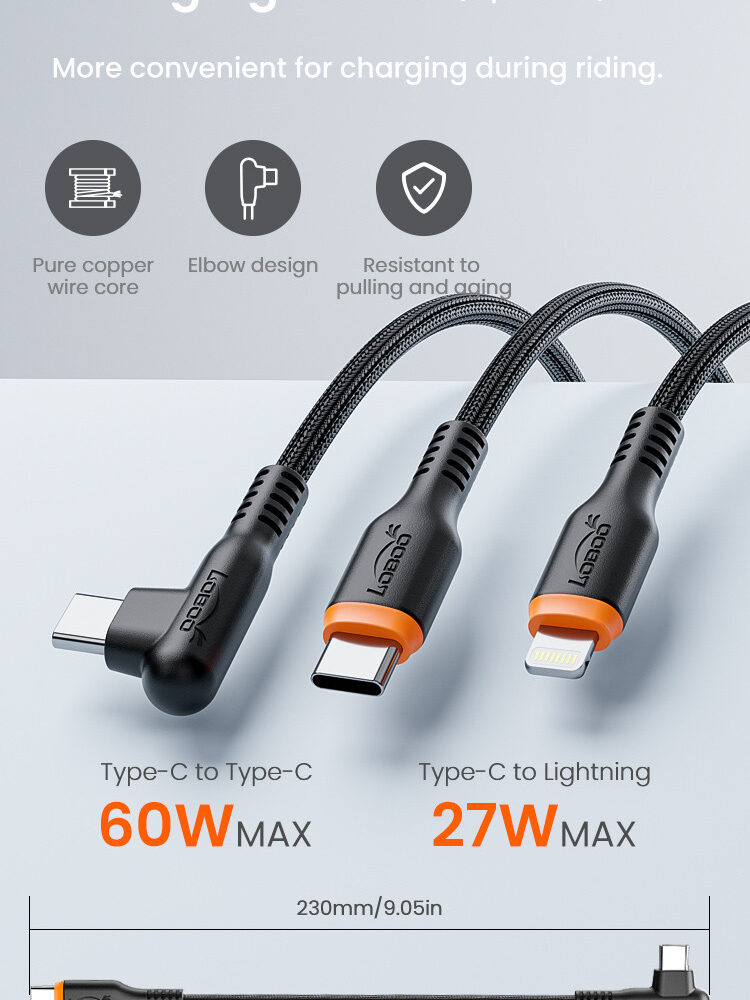 loboo-uchwyt-na-telefon-ph02s-z-modulem-ladowania-na-kierownice-22-25-28-32mm LOBOO Uchwyt na telefon PH02S (z modułem ładowania, na kierownice 22/25/28/32mm)