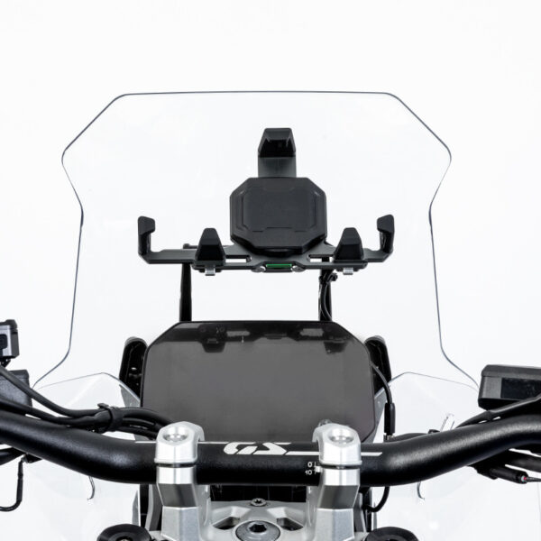 LOBOO Uchwyt na telefon PH06 (z modułem ładowania, 13mm), magnetyczny system antywstrząsowy