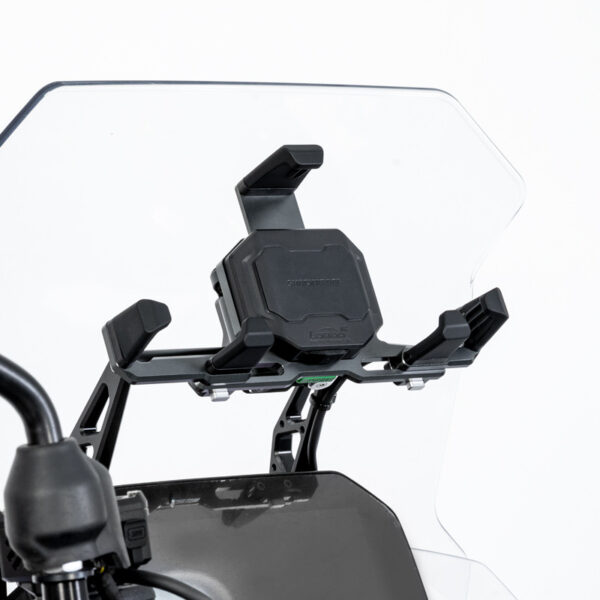 LOBOO Uchwyt na telefon PH06 (z modułem ładowania, 13mm), magnetyczny system antywstrząsowy