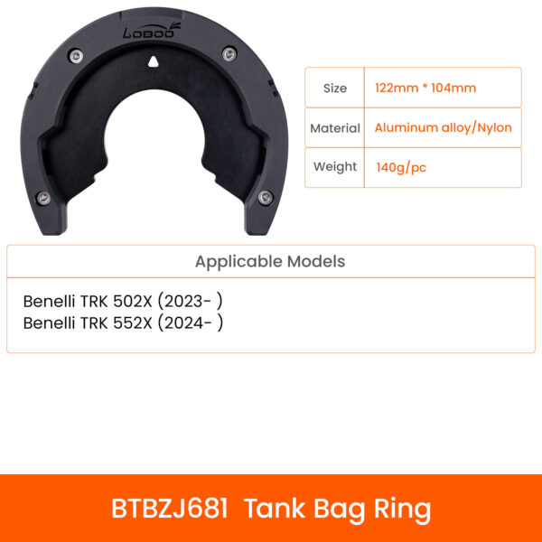 loboo-uchwyt-tank-bag-beneli-trk502x LOBOO Magnetyczny uchwyt do Tank Bag, pasuje do BENELI TRK502X