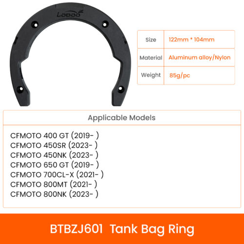 loboo-uchwyt-tank-bag-btbzj612 LOBOO Magnetyczny uchwyt do Tank Bag, pasuje do CFMOTO 650TR-G/MT