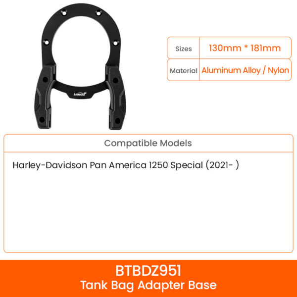 LOBOO Magnetyczny uchwyt do Tank Bag Easy, do Harley-Davidson Pan America 1250 Special(2021-)