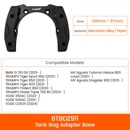 loboo-uchwyt-tank-bag-triumph-voge-1140401501111 LOBOO Magnetyczny uchwyt do Tank Bag Easy, do TRIUMPH, VOGE