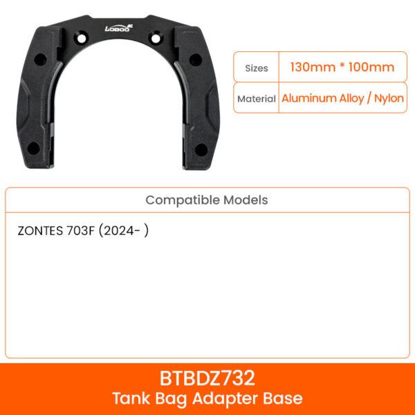 LOBOO Magnetyczny uchwyt do Tank Bag Easy, do ZONTES 703F (2024-)