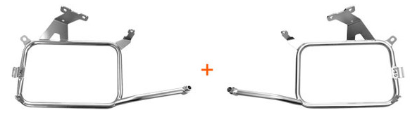 LOBOO Uchwyty boczne HONDA CB500X/CB400X/NX400 do kufrów PIKE, ALPS