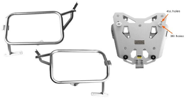 LOBOO Uchwyty boczne oraz kufra centralnego (wersja standardowa) KTM790ADV/R (2019-)