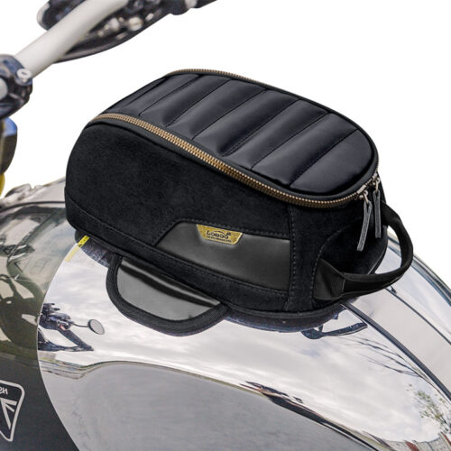 loboo-vintage-tank-bag-35l LOBOO Vintage Tank Bag 3,5L motocyklowy magnetyczny, retro design, czarny