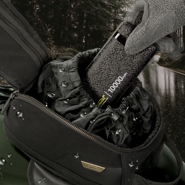 LOBOO Vintage Tank Bag 3,5L motocyklowy magnetyczny, retro design, czarny