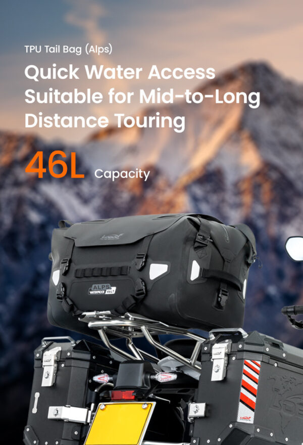 LOBOO WANDERER Torba motocyklowa TPU 46L