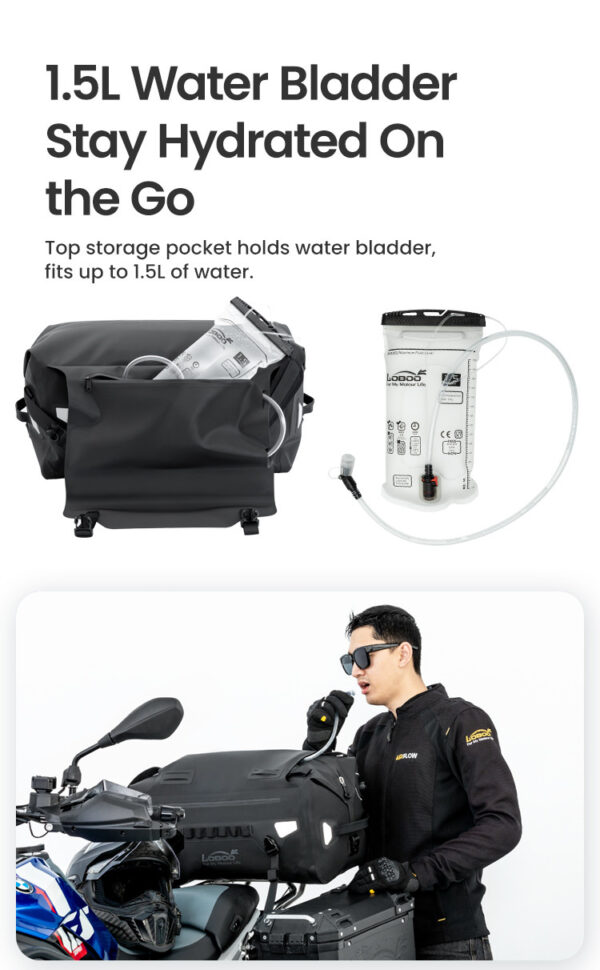 LOBOO WANDERER Torba motocyklowa TPU 46L