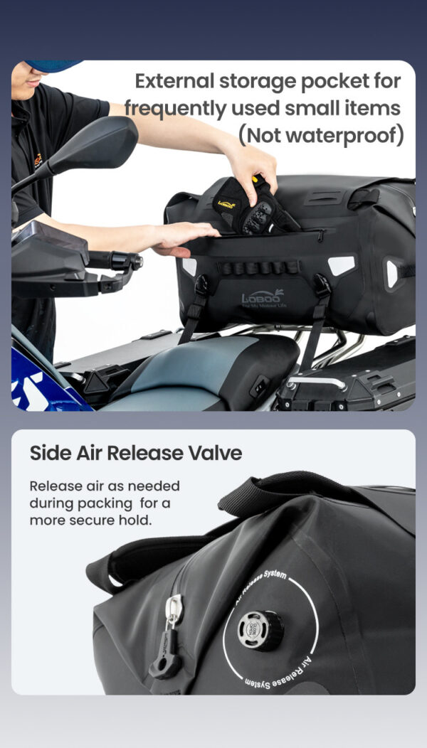 LOBOO WANDERER Torba motocyklowa TPU 46L