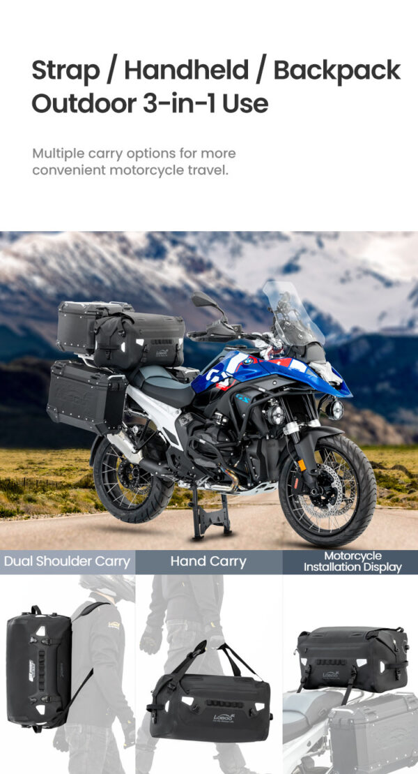 LOBOO WANDERER Torba motocyklowa TPU 46L