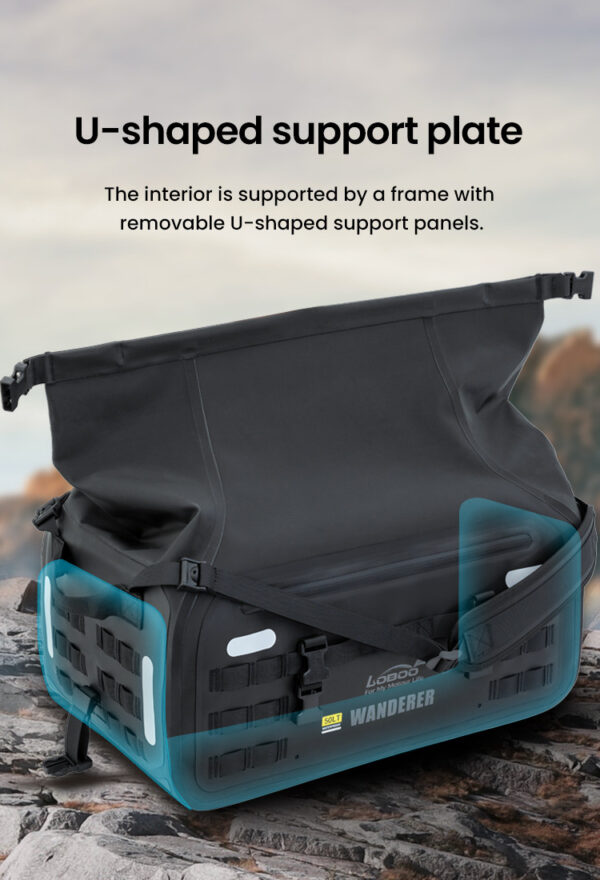 LOBOO WANDERER Torba motocyklowa TPU 50L