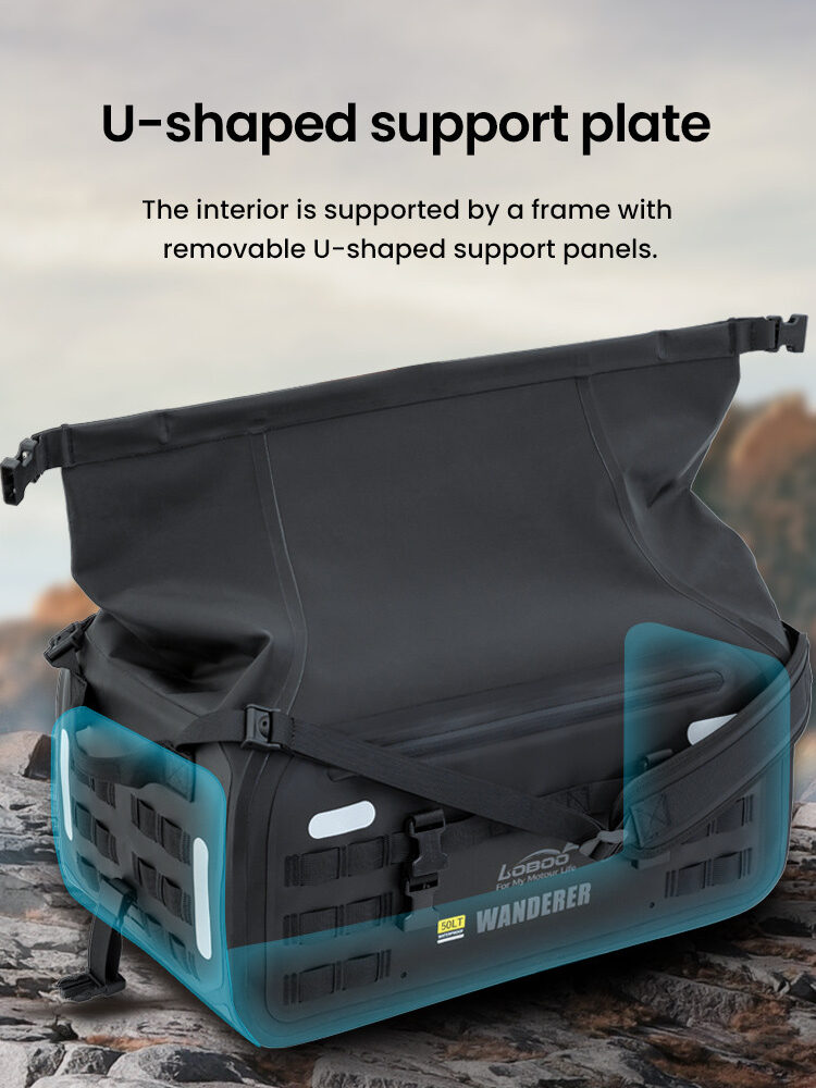 loboo-wanderer-tpu-torba-50l LOBOO WANDERER Torba motocyklowa TPU 50L