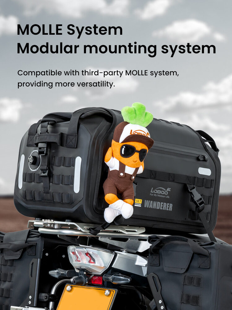 LOBOO WANDERER Torba motocyklowa TPU 50L